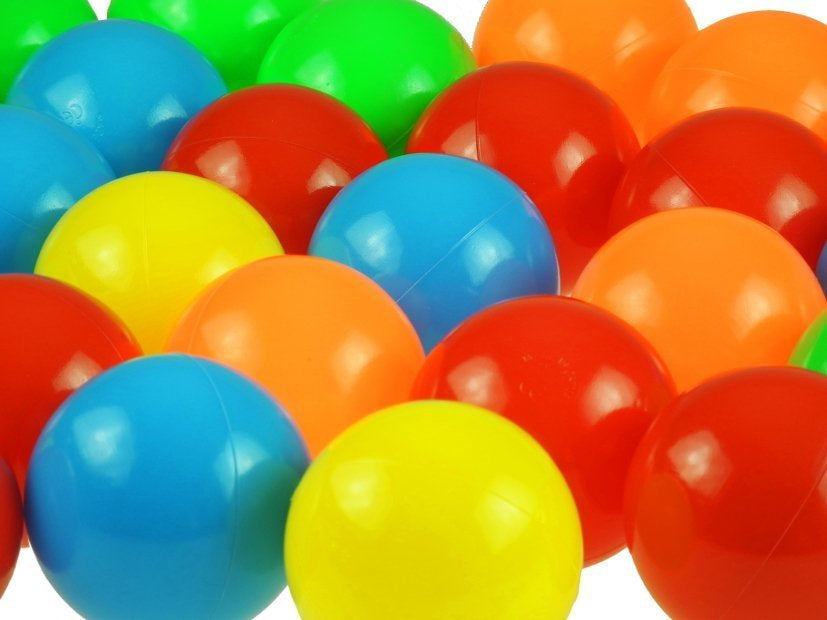 Sada 50 plastových míčků do bazénu – 7 cm