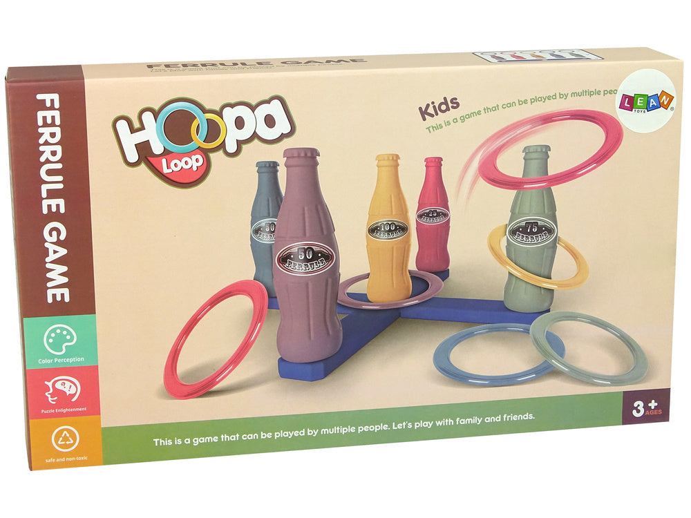Handicraft Game Hoop Throwing Bottles with Points