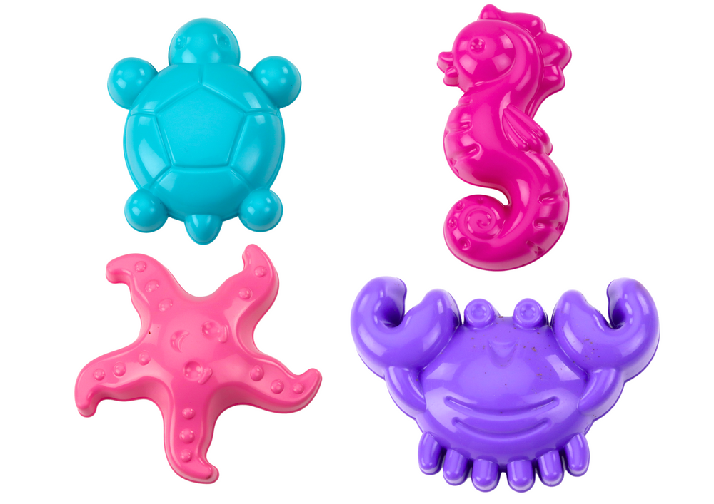 Formičky na písek 4 ks – mořská zvířátka pro děti