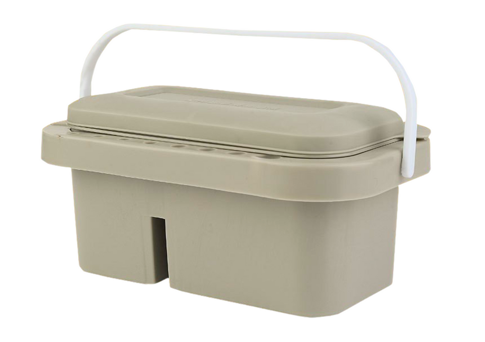 Organizér na štětce s mycí nádobou – 3 přihrádky