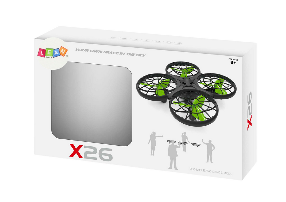 RC dron X26 s vyhýbáním překážkám pro děti od 8 let – SYMA