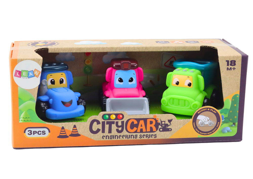 Sada zemědělských vozidel pro nejmenší – měkká guma