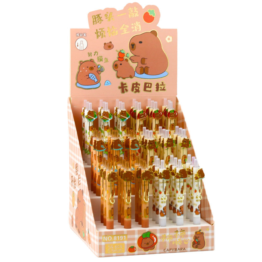 Gelové pero s motivem kapybary 0,5 mm – modré