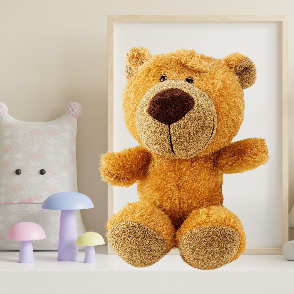 Plyšový medvídek s přísavkou hnědý 23 cm