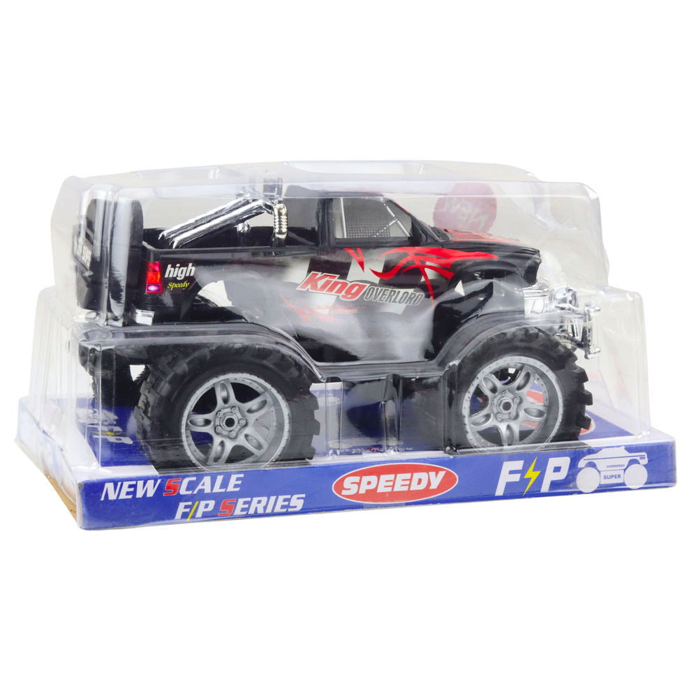 Terénní auto s pohonem zadních kol 27 cm – červeno-černé