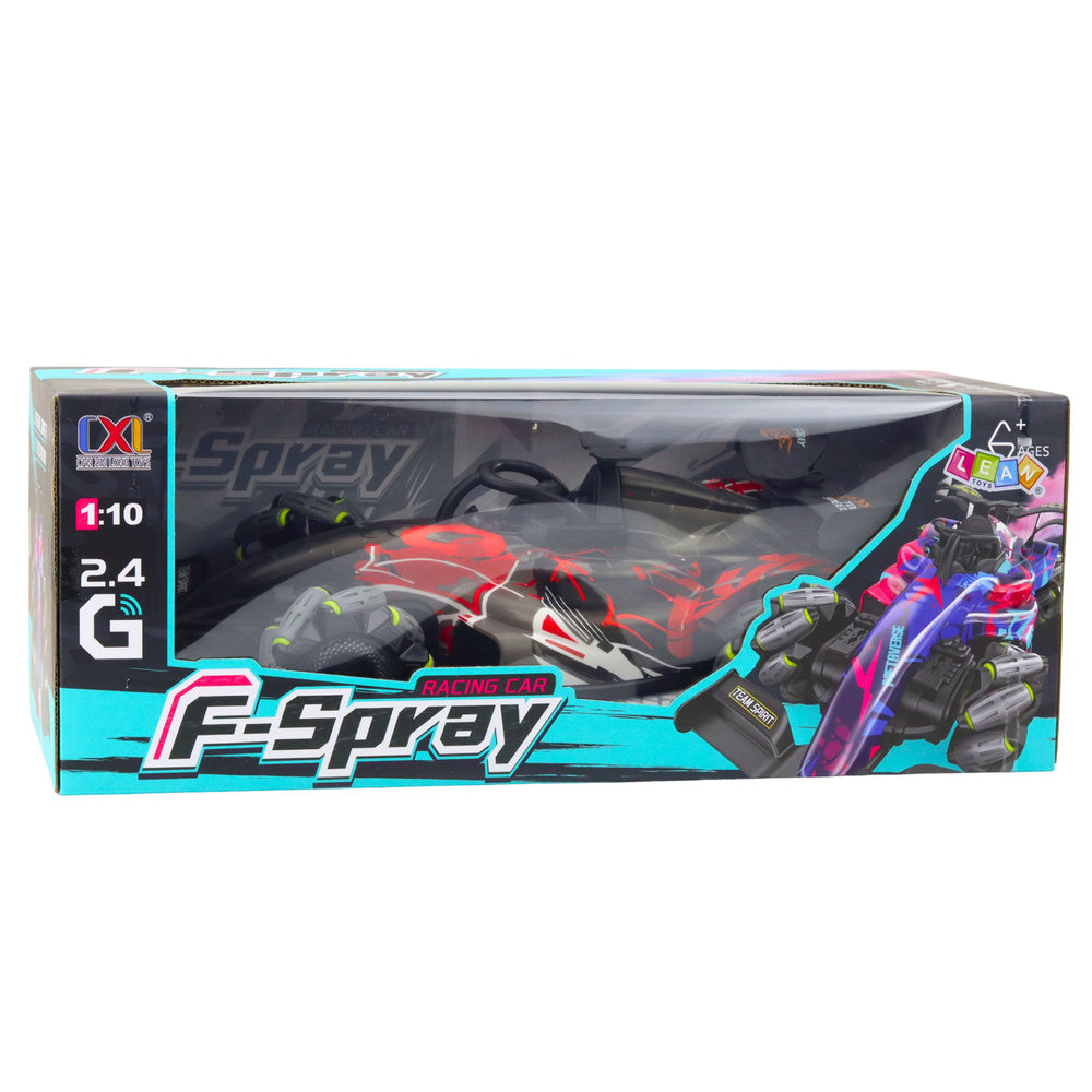 RC auto F-Spray s efektem páry 1:10 – červené