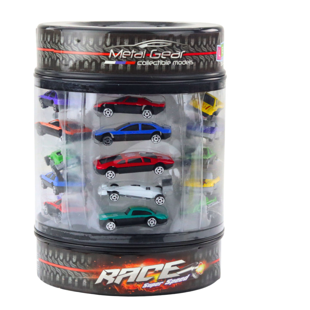 Sada 25 pružinových autíček klasických sportovních vozů 1:64