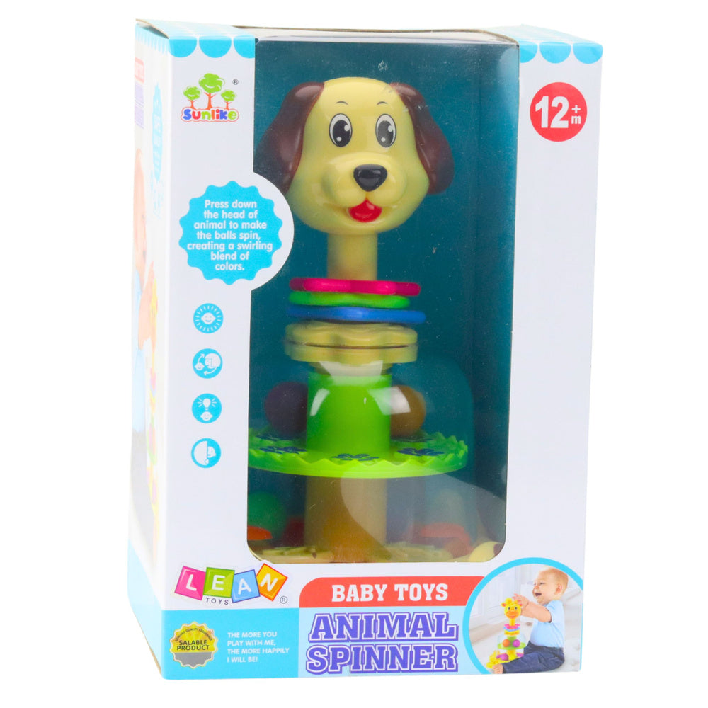 Interaktivní kolotoč s míčky pro batolata – pes