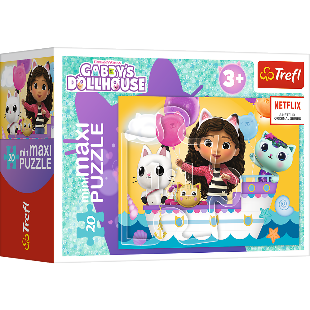 Puzzle 20 dílků miniMaxi – Barevný den Gabi – Trefl