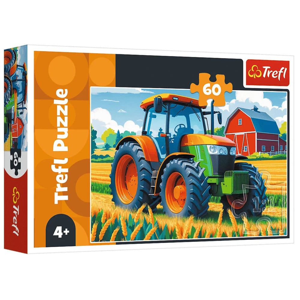 Puzzle 60 dílků – Farmářské vozidlo Trefl 16492