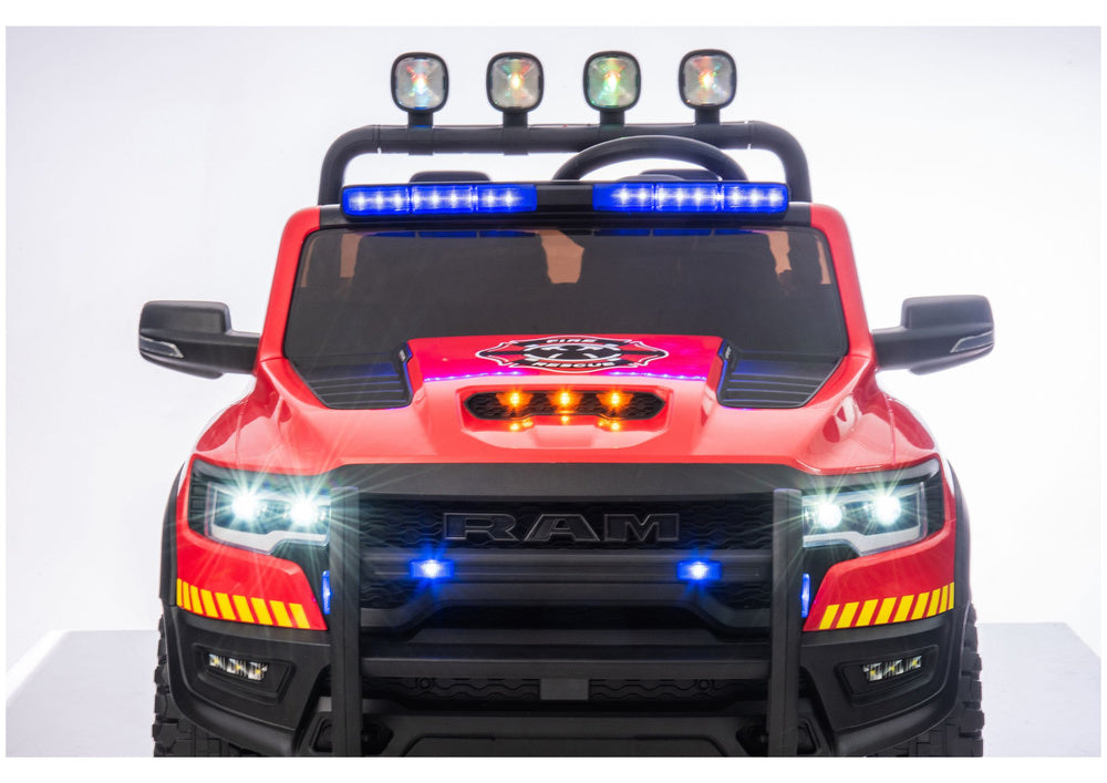 Hasičské auto na baterie s rozměry 136 cm – RAM