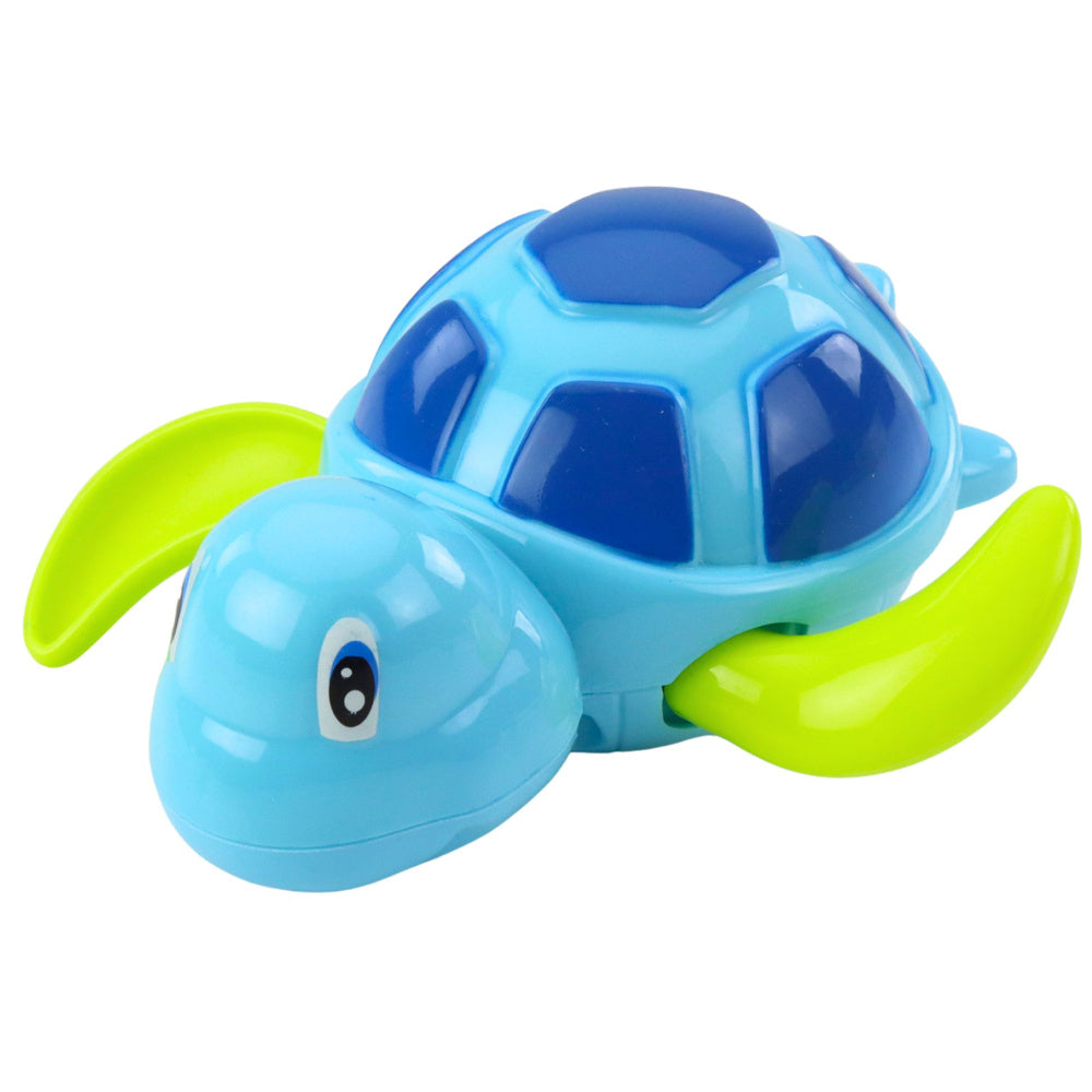 Wind-Up Bath Toy Turtle Blue Green 13 cm
