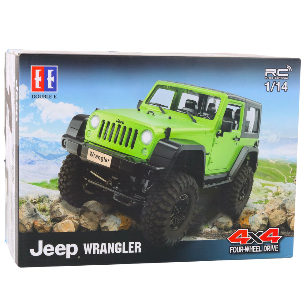 RC terénní auto Jeep Wrangler Rock Crawler 1:14 – zelené