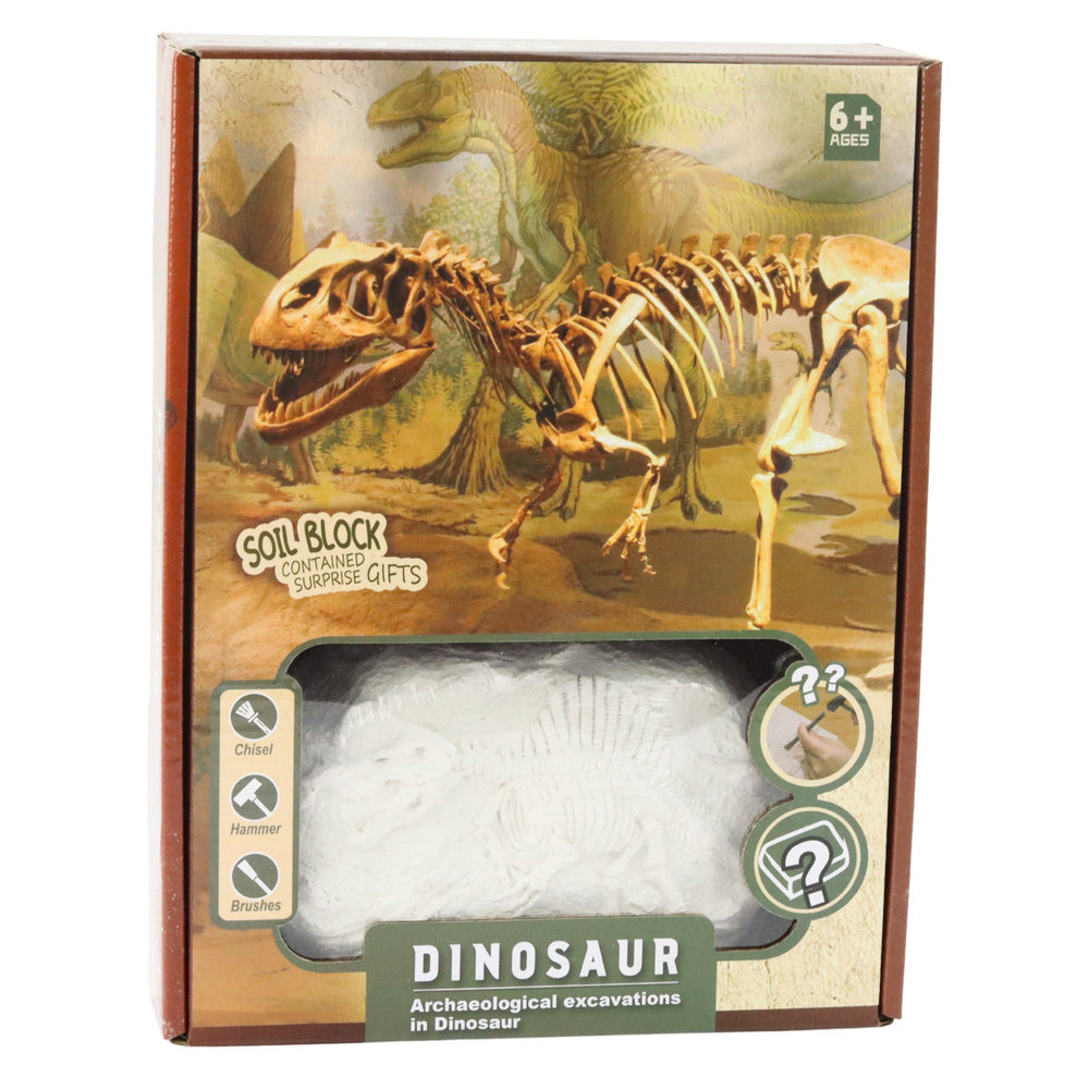Vykopávkový set paleontologa s kostrou dinosaura – Clementoni