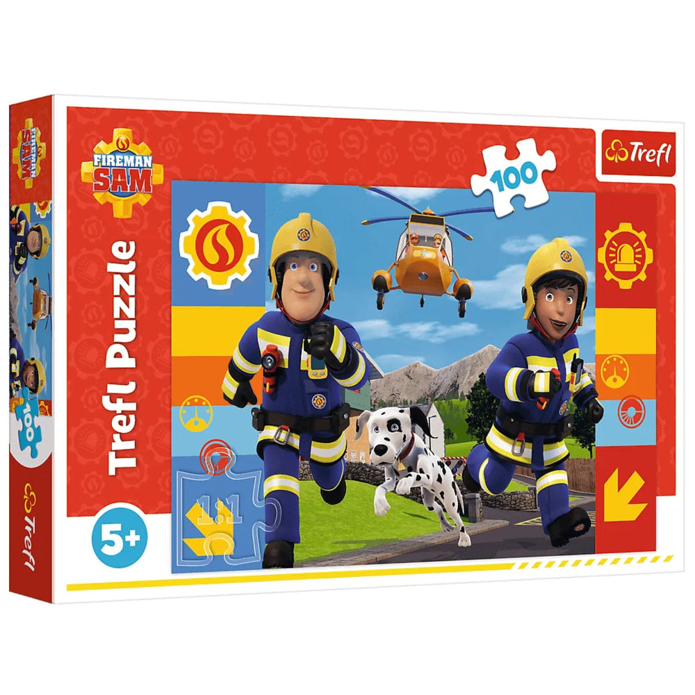 Puzzle 100 dílků Požárník Sam – Trefl