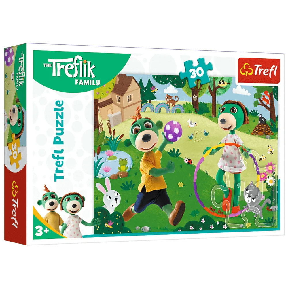 Puzzle Aktivní den 30 dílků – Rodina Treflíků – Trefl