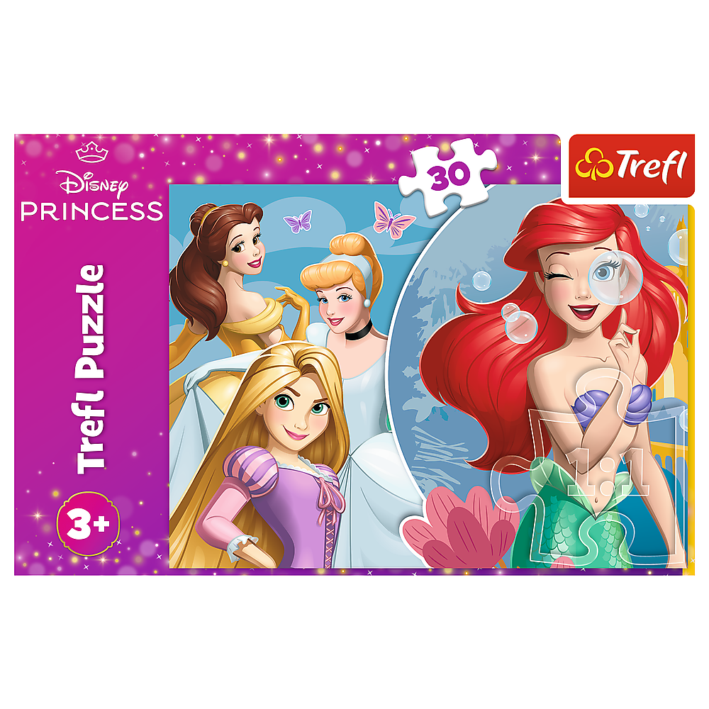Puzzle Disney Princezny 30 dílků – Trefl 18308