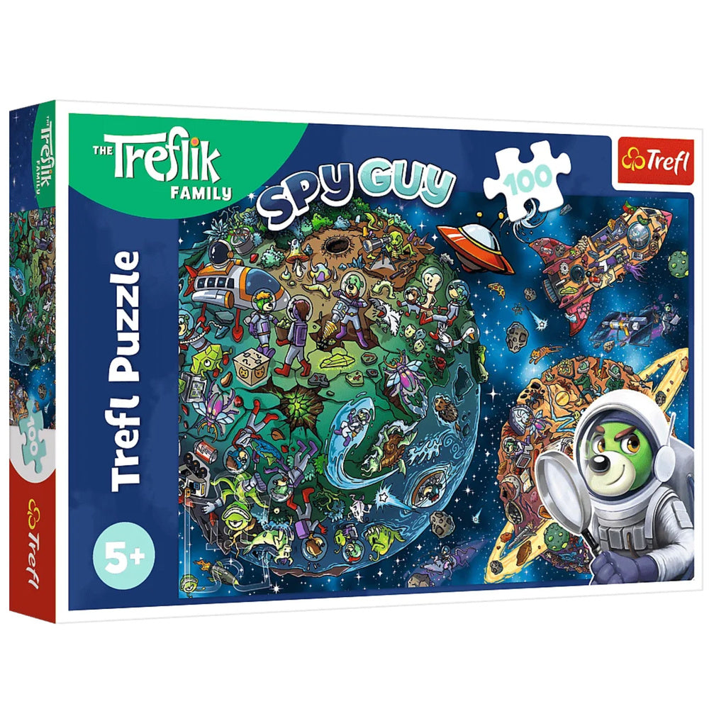 Puzzle Treflíci ve vesmíru s 100 dílky – Trefl