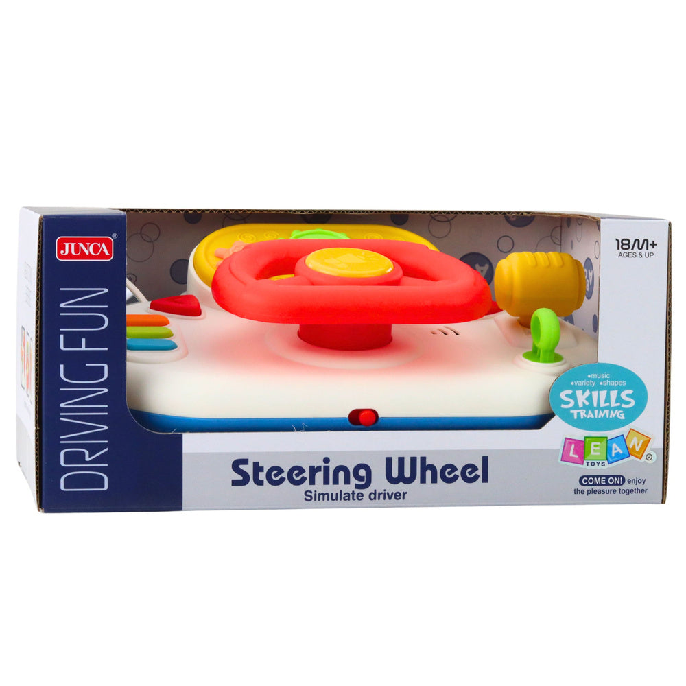 Interaktivní volant pro děti se zvuky a světly – simulátor řízení