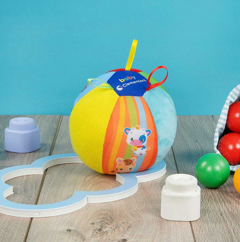 Měkký hudební míček se zvířátky pro miminka – Clementoni