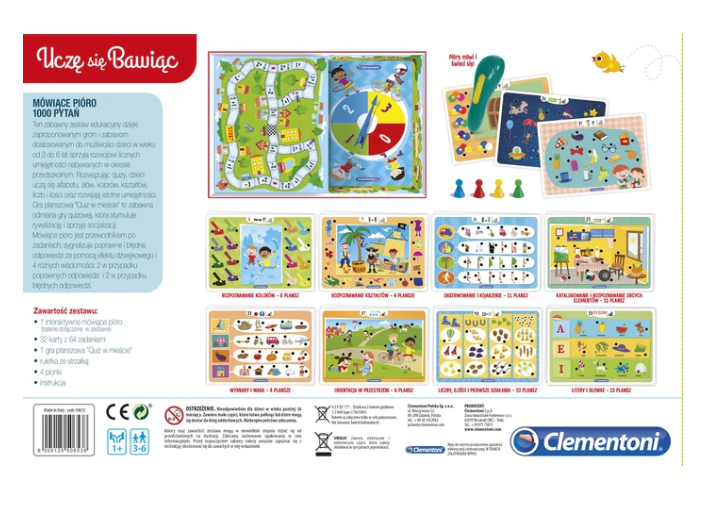 Interaktivní pero s 1000 otázkami – Clementoni