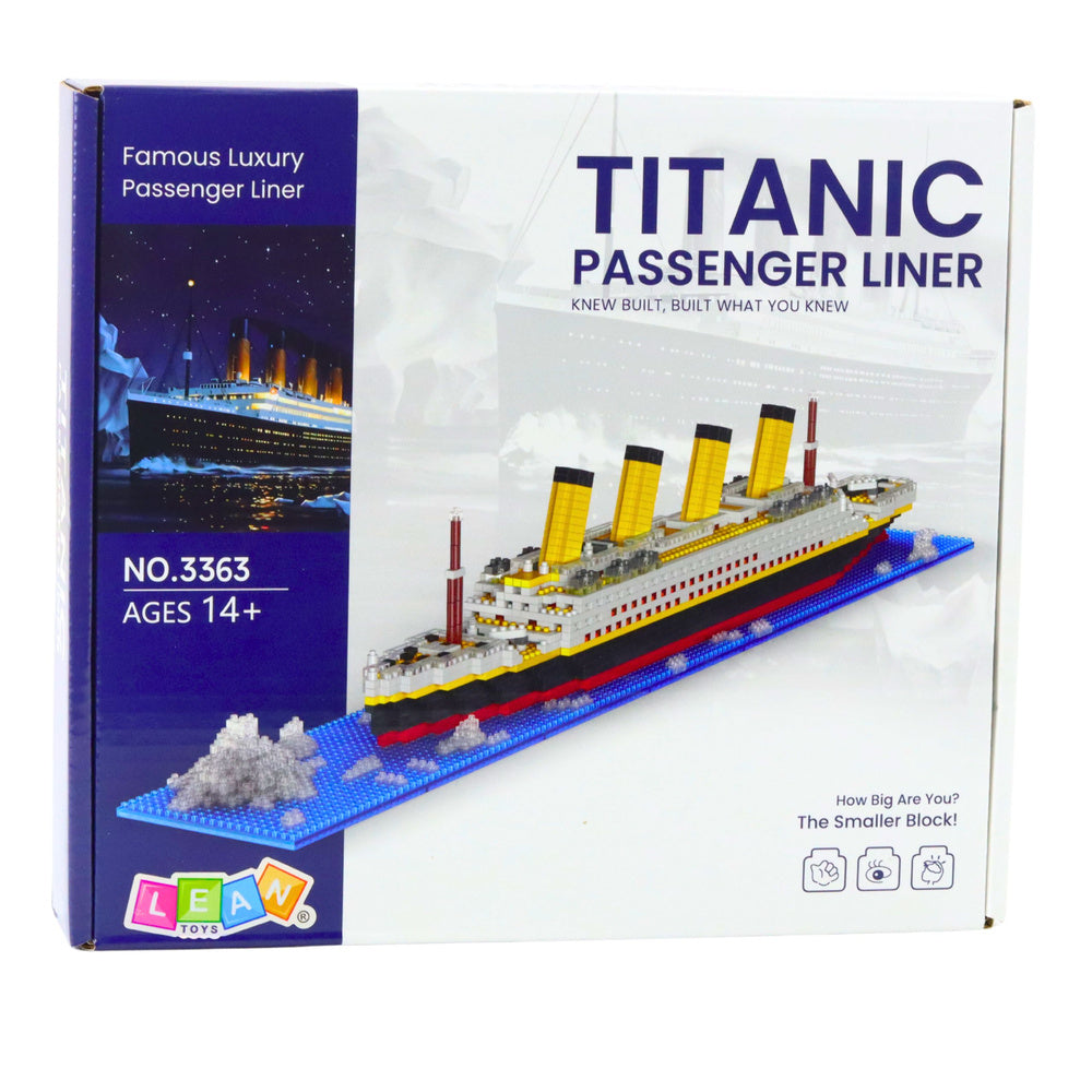 Stavebnice Titanic – 3D model lodi s 1878 díly