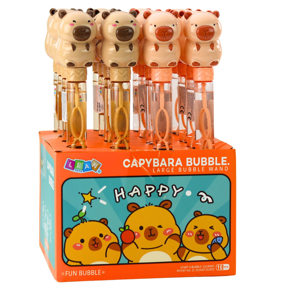 Bublifuk s velkou hůlkou Kapybara 35 cm, 120 ml