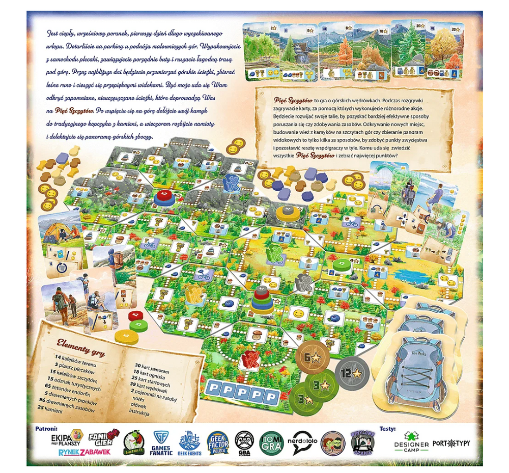 Family Game Five Summits: Mountain Adventures Trefl 02517