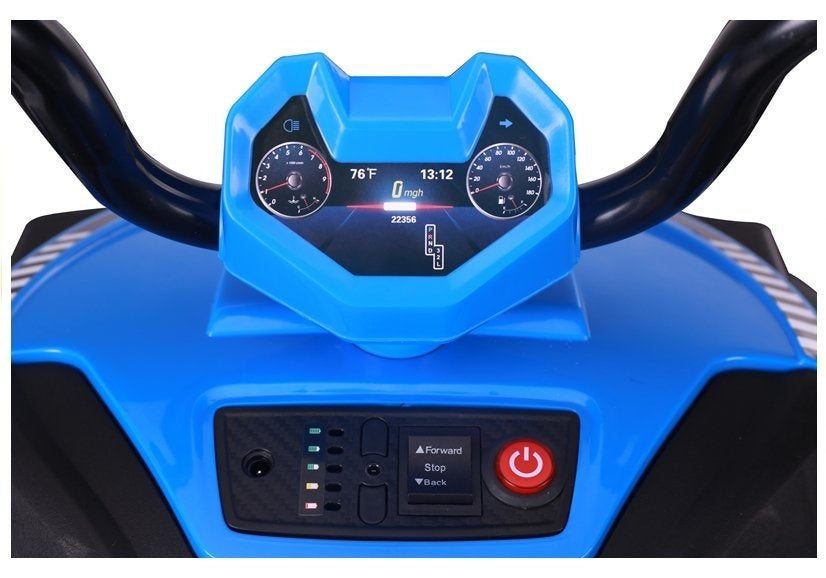 S601 Blue - Electric Ride On Quad