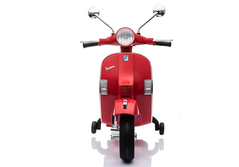 Vespa Scooter Electric Ride On Motorcycle - Red