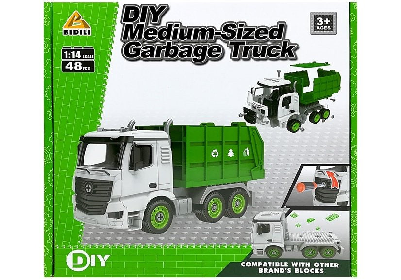 DIY Car 1:14 Garbage Truck with Screwdriver
