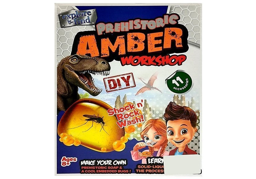 Kreativní sada Prehistorie – Vytvoř si vlastní jantar s hmyzem