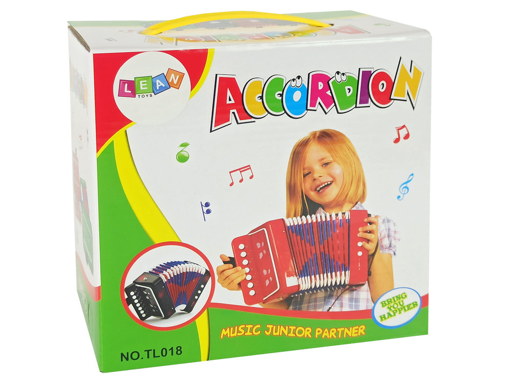 Accordion Instrument for a Young Musician Green