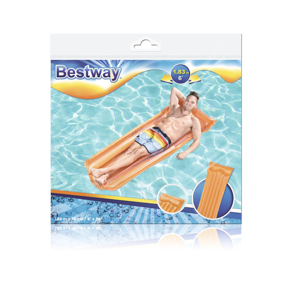 Nafukovací matrace na plavání oranžová 183 × 76 cm – Bestway