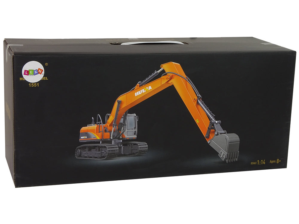 Professional crawler excavator remotely controlled 2.4GHz LED lights 15 functions