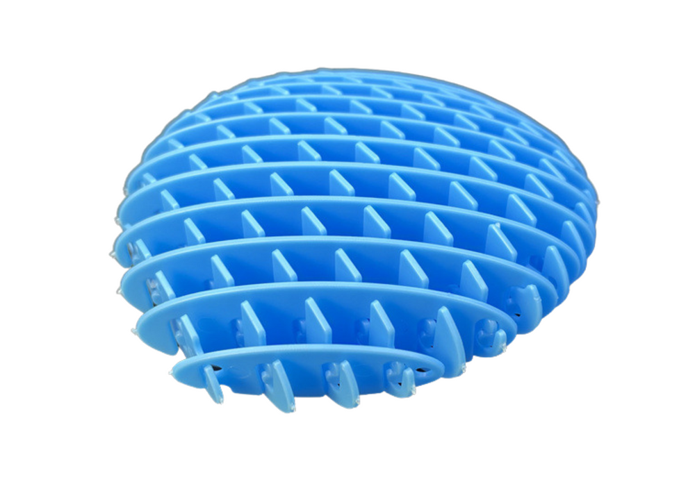 Antistresová hračka fidget elastická senzorická 10cm modrá