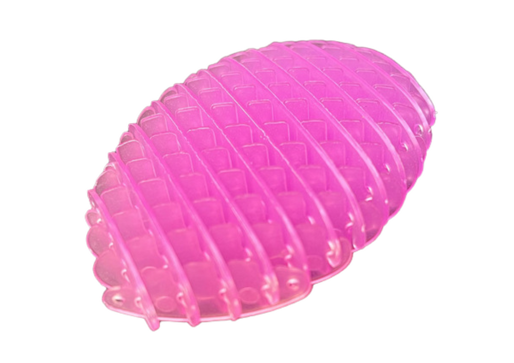 Antistresová hračka fidget elastická senzorická 5cm fialová