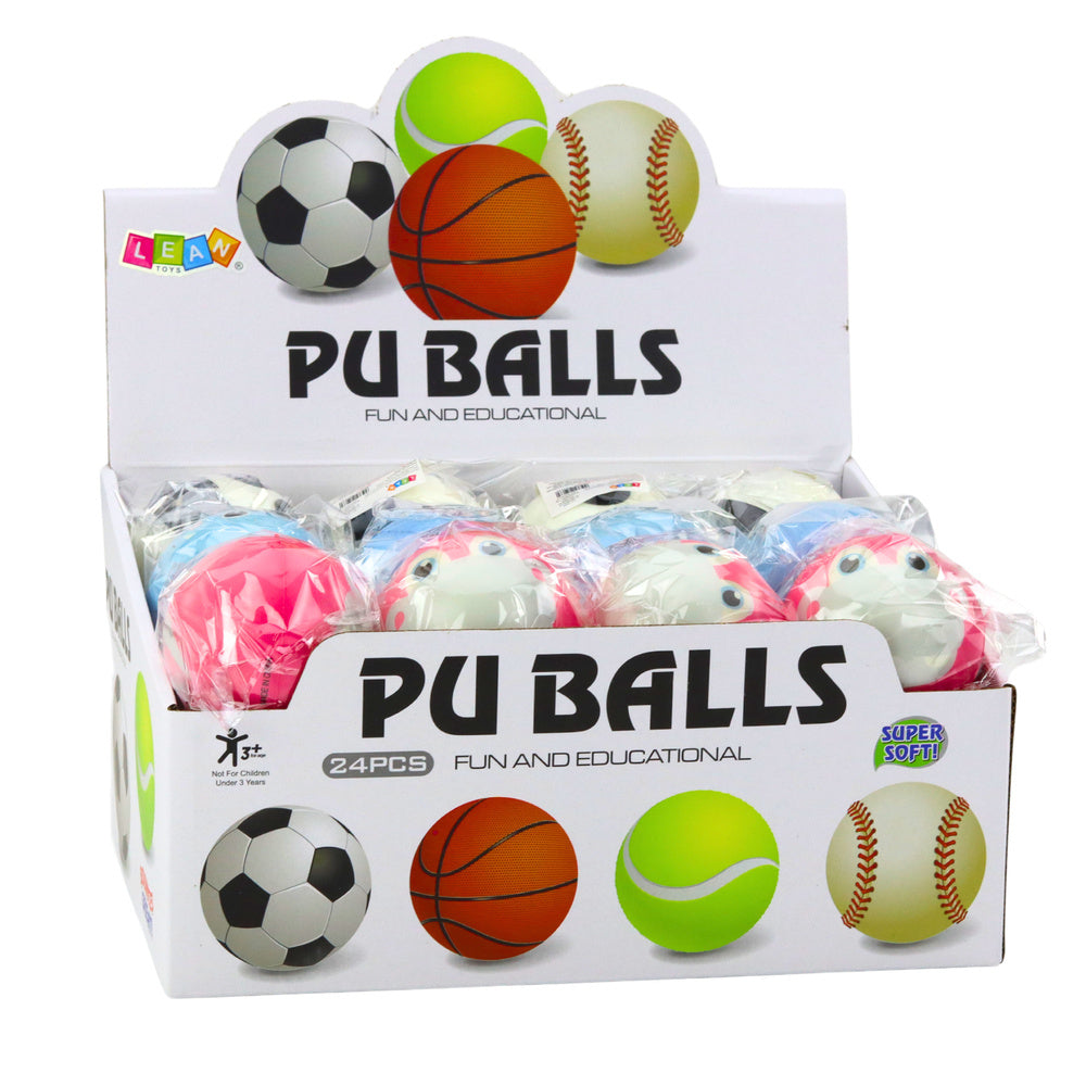 Antistresový míček zvířátko 7cm – pěnový na mačkání