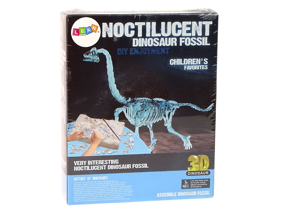 Archeologická sada vykopávky dinosaura – 3D kostra Brachiosaurus
