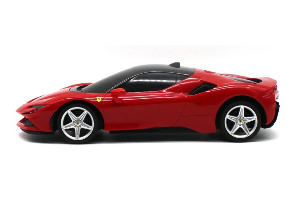 Auto RC Ferrari SF90 Stradale 1:18 s LED světly červené – Rastar
