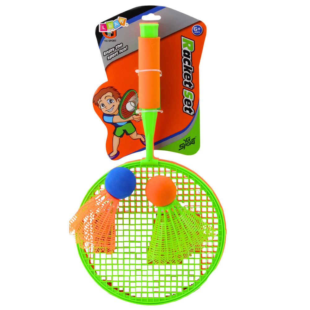 Badmintonový set 2 rakety 2 míčky – s pěnovými koncovkami