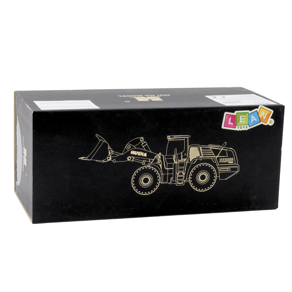 Bagr nakladač kovový 1:50 – pohyblivé rameno | Huina žlutý