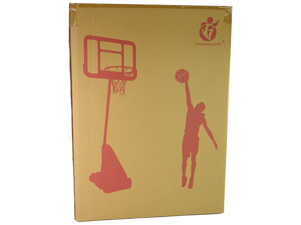 Basketbalový koš na kolečkách – regulovatelný 130 300 cm | černý