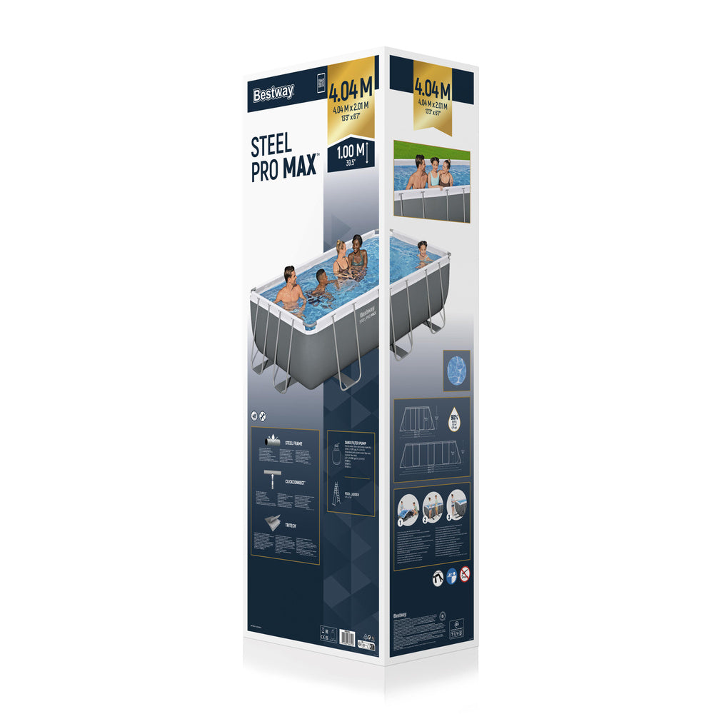 Bazén s konstrukcí 404x201x100 cm s pískovou pumpou – Bestway