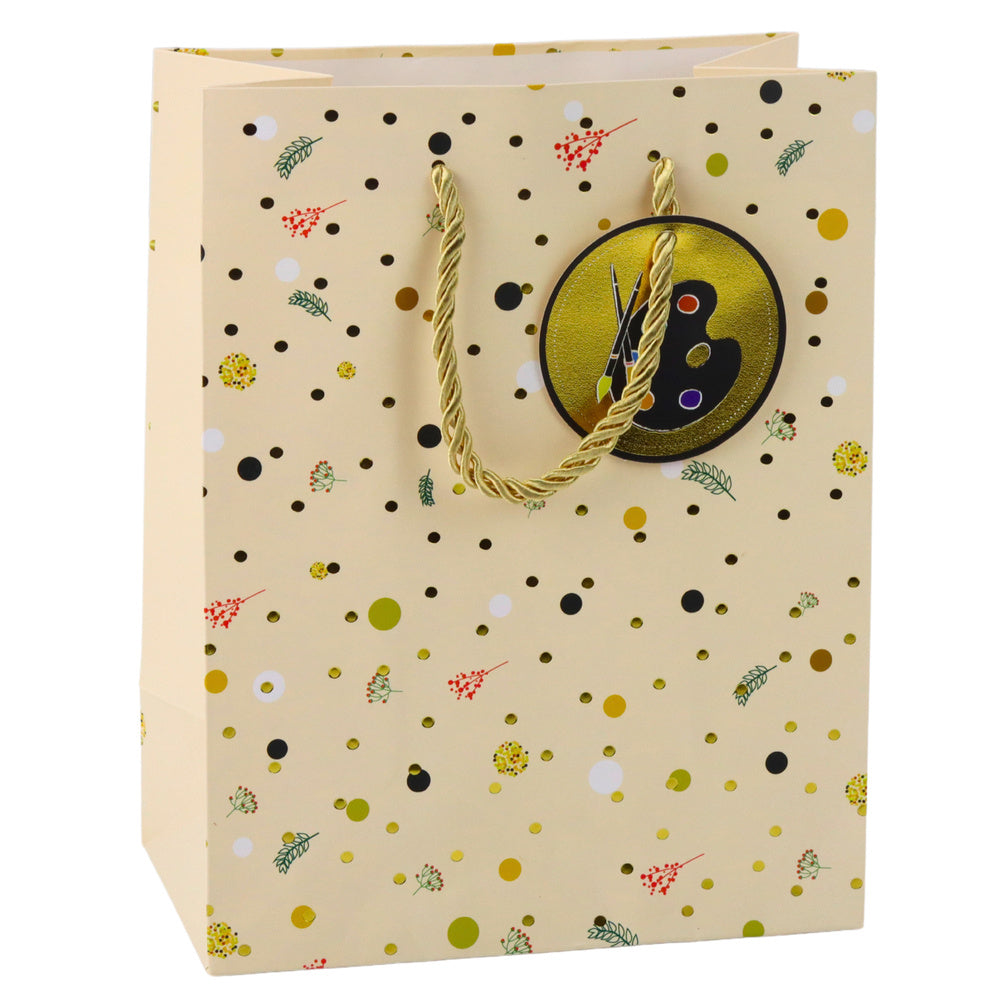 Dárková taška pro žáky a učitele – školní motivy 23x18 cm