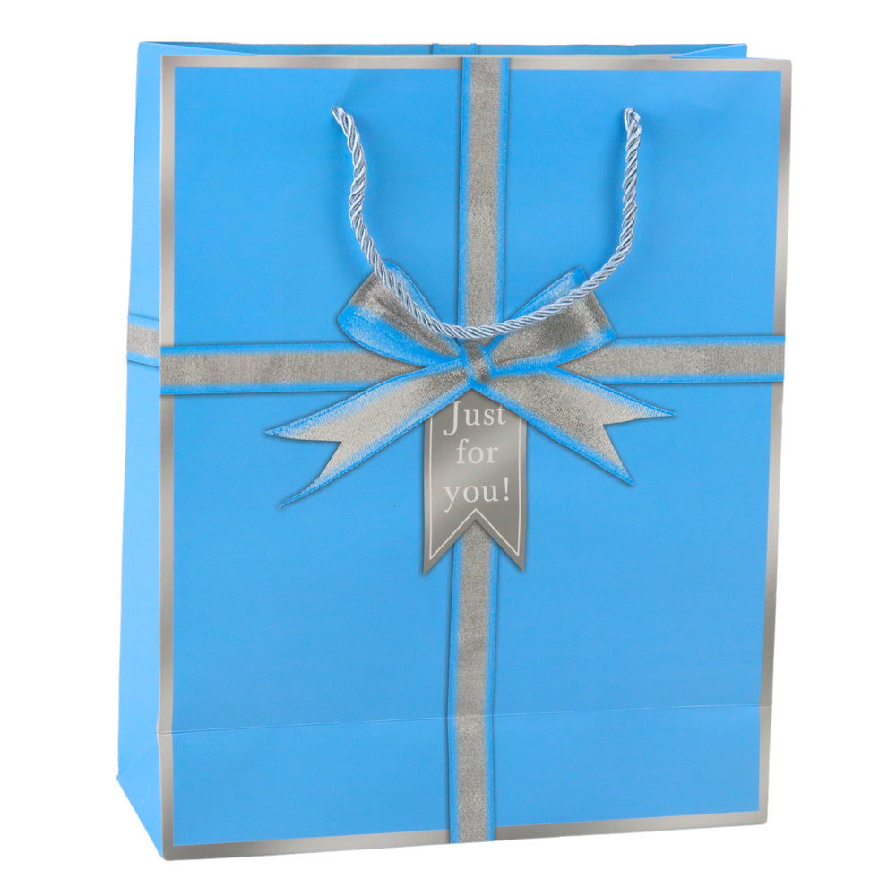 Dárková taška s mašlí Just For You – 32x26x12 cm