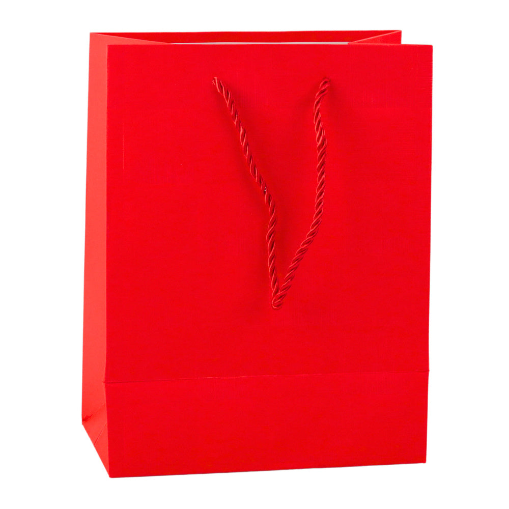 Dárková taška se vzorem čtverců – 23x18x10 cm | strukturální