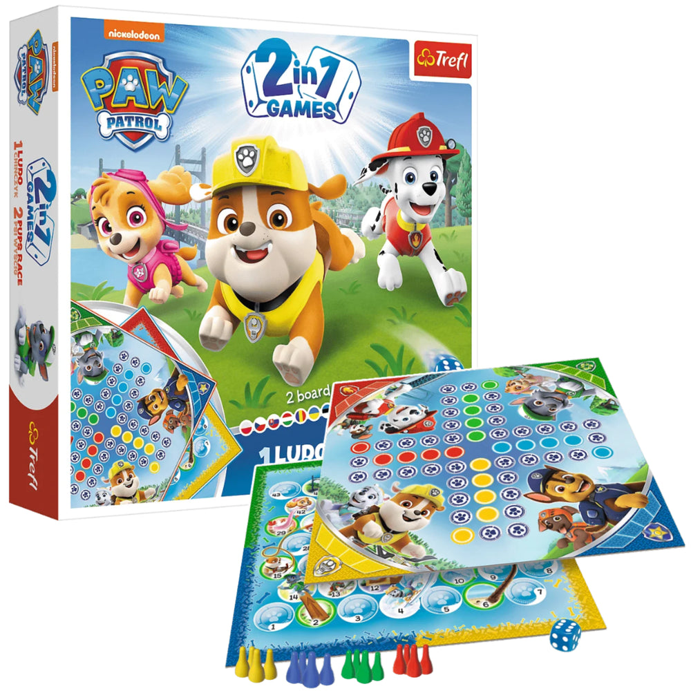 Desková hra 2v1 Člověče nezlob se Paw Patrol – Trefl