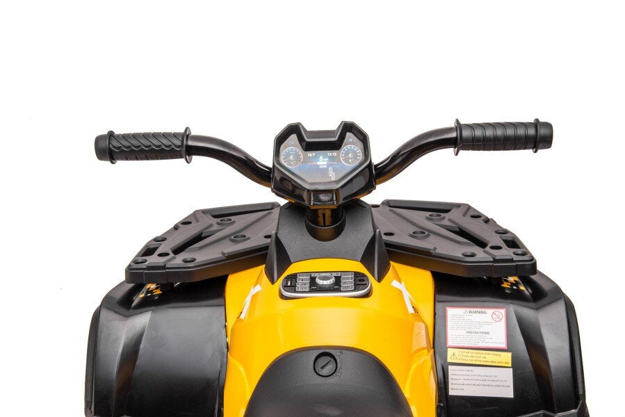 Dětská čtyřkolka na akumulátor 24V – žlutá | S615