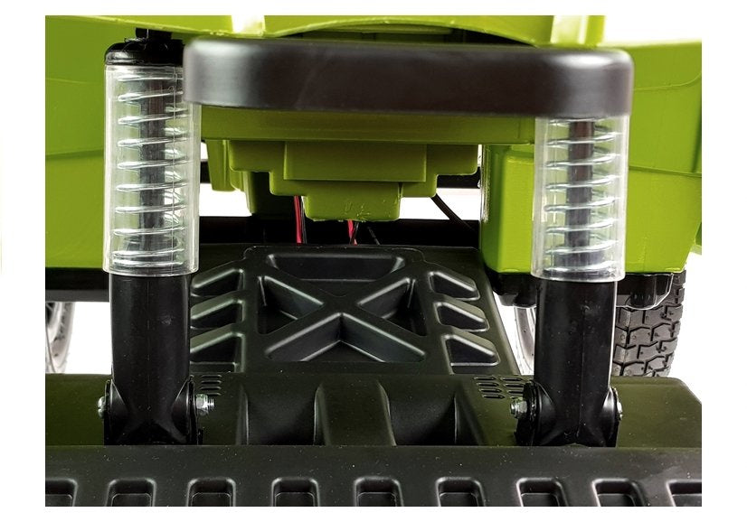 Dětská čtyřkolka na akumulátor s nafukovacími koly BDM0906 zelená